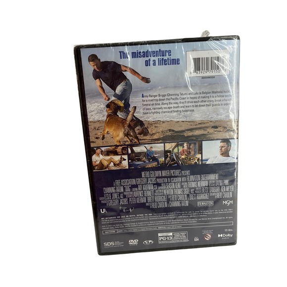 MGM Dog DVD Movie Channing Tatum 2022 New Sealed Comedy Drama PG-13 Road Trip - Picture 2 of 3